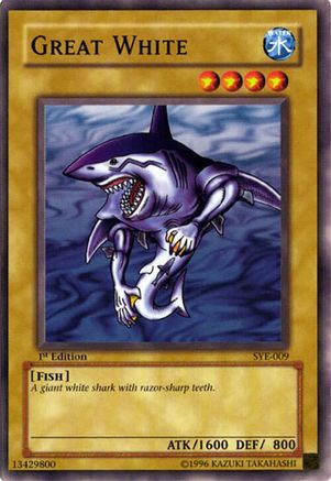 Great White (SYE-009) - Starter Deck: Yugi Evolution 1st Edition