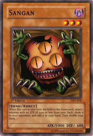 Sangan (SYE-018) - Starter Deck: Yugi Evolution 1st Edition