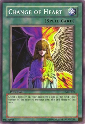 Change of Heart (SYE-030) - Starter Deck: Yugi Evolution Unlimited