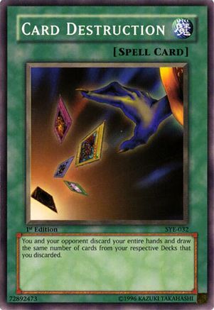 Card Destruction (SYE-032) - Starter Deck: Yugi Evolution Unlimited