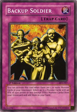 Backup Soldier (SYE-047) - Starter Deck: Yugi Evolution 1st Edition