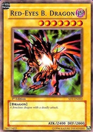 Red-Eyes B. Dragon (SD1-EN002) - Structure Deck: Dragon's Roar 1st Edition