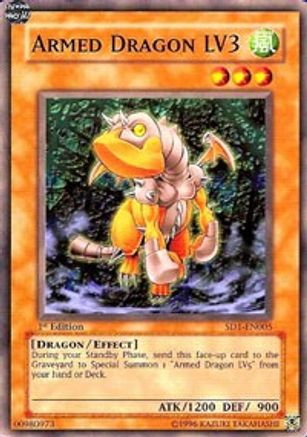 Armed Dragon LV3 (SD1-EN005) - Structure Deck: Dragon's Roar Unlimited