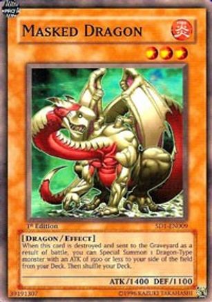 Masked Dragon (SD1-EN009) - Structure Deck: Dragon's Roar Unlimited