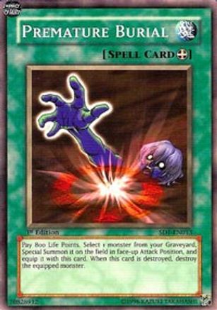Premature Burial (SD1-EN013) - Structure Deck: Dragon's Roar Unlimited
