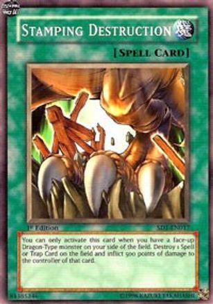 Stamping Destruction (SD1-EN017) - Structure Deck: Dragon's Roar Unlimited
