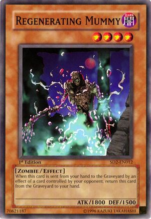 Regenerating Mummy (SD2-EN012) - Structure Deck: Zombie Madness 1st Edition