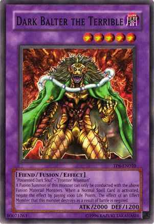 Dark Balter the Terrible (TP6-EN010) - Tournament Pack 6 Unlimited
