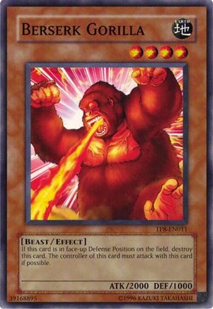 Berserk Gorilla (TP8-EN011) - Tournament Pack 8 Unlimited
