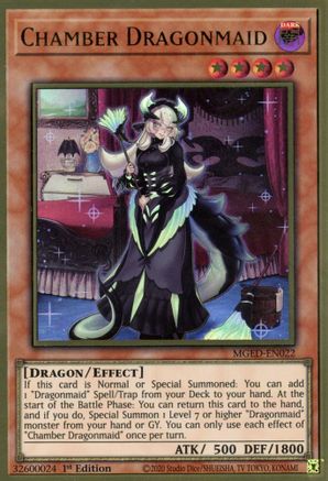 Chamber Dragonmaid (MGED-EN022) - Maximum Gold: El Dorado 1st Edition