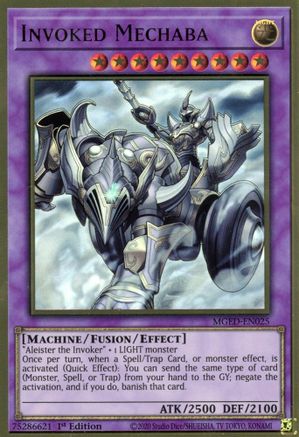 Invoked Mechaba (MGED-EN025) - Maximum Gold: El Dorado 1st Edition