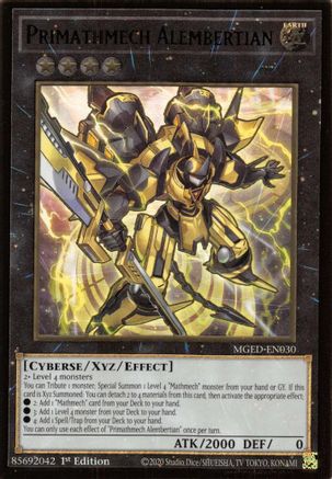 Primathmech Alembertian (MGED-EN030) - Maximum Gold: El Dorado 1st Edition
