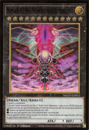 Number iC1000: Numerounius Numerounia (MGED-EN032) - Maximum Gold: El Dorado 1st Edition
