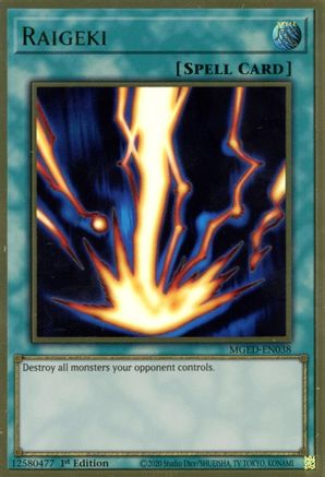 Raigeki (MGED-EN038) - Maximum Gold: El Dorado 1st Edition