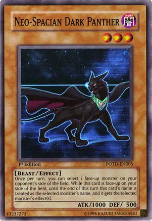 Neo-Spacian Dark Panther (POTD-EN005) - Power of the Duelist 1st Edition