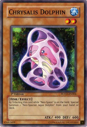 Chrysalis Dolphin (POTD-EN006) - Power of the Duelist 1st Edition
