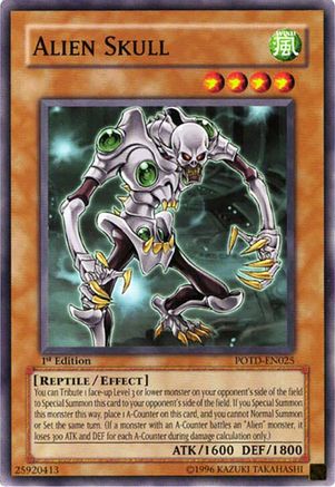 Alien Skull (POTD-EN025) - Power of the Duelist Unlimited