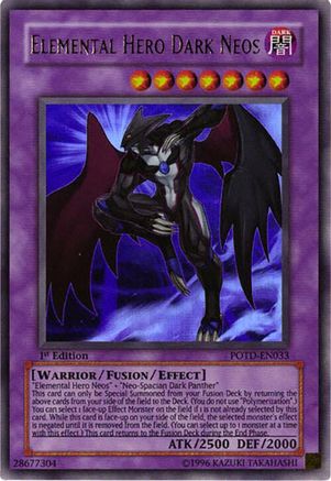 Elemental Hero Dark Neos (POTD-EN033) - Power of the Duelist 1st Edition