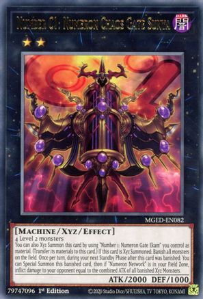 Number C1: Numeron Chaos Gate Sunya (MGED-EN082) - Maximum Gold: El Dorado 1st Edition