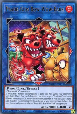 Prank-Kids Bow-Wow-Bark (MGED-EN115) - Maximum Gold: El Dorado 1st Edition