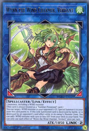Wynn the Wind Charmer, Verdant (MGED-EN120) - Maximum Gold: El Dorado 1st Edition