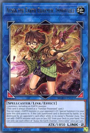 Aussa the Earth Charmer, Immovable (MGED-EN121) - Maximum Gold: El Dorado 1st Edition