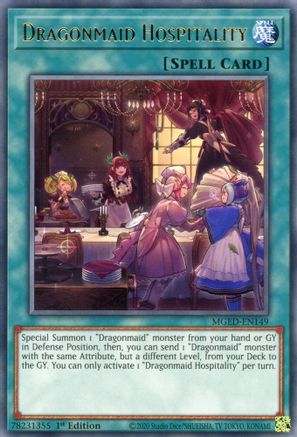 Dragonmaid Hospitality (MGED-EN149) - Maximum Gold: El Dorado 1st Edition