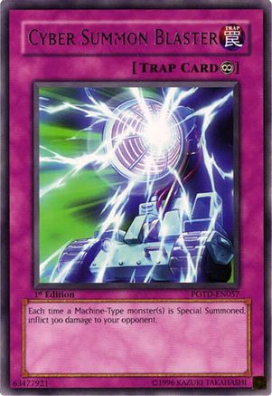 Cyber Summon Blaster (POTD-EN057) - Power of the Duelist Unlimited