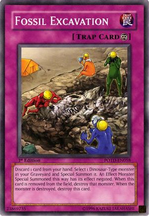 Fossil Excavation (POTD-EN058) - Power of the Duelist 1st Edition