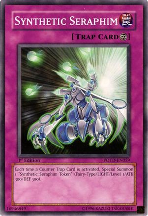 Synthetic Seraphim (POTD-EN059) - Power of the Duelist Unlimited