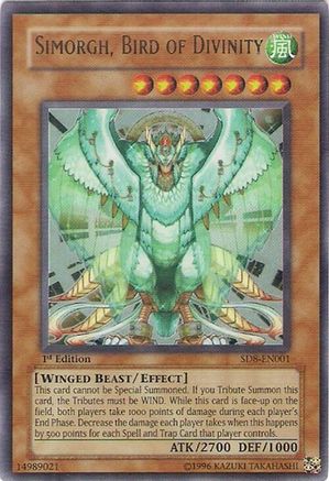 Simorgh, Bird of Divinity (SD8-EN001) - Structure Deck: Lord of the Storm Unlimited
