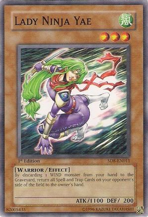 Lady Ninja Yae (SD8-EN011) - Structure Deck: Lord of the Storm Unlimited
