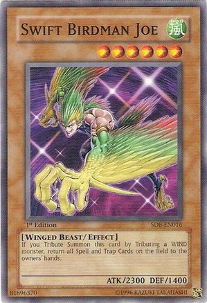 Swift Birdman Joe (SD8-EN016) - Structure Deck: Lord of the Storm Unlimited