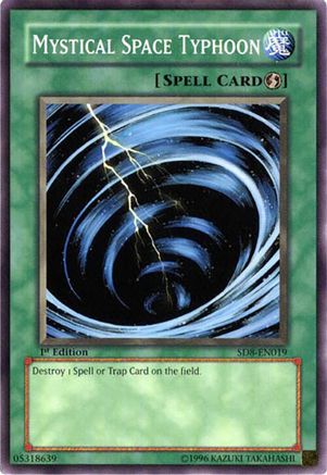 Mystical Space Typhoon (SD8-EN019) - Structure Deck: Lord of the Storm 1st Edition