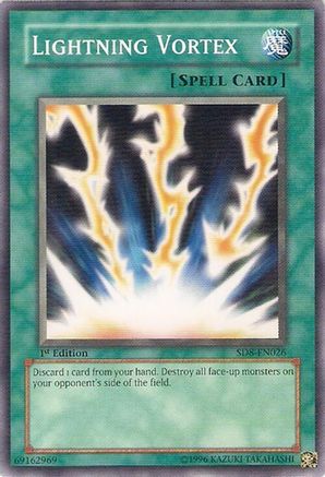 Lightning Vortex (SD8-EN026) - Structure Deck: Lord of the Storm 1st Edition