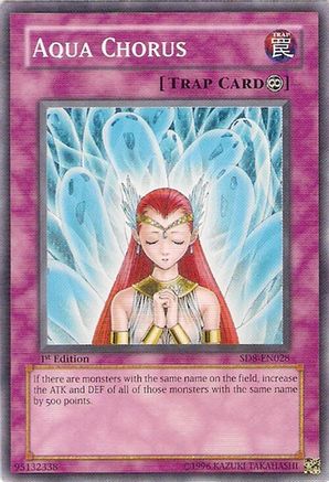 Aqua Chorus (SD8-EN028) - Structure Deck: Lord of the Storm 1st Edition