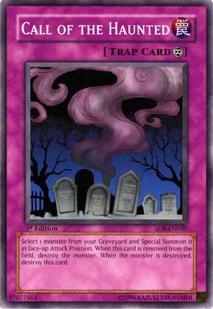 Call of the Haunted (SD8-EN030) - Structure Deck: Lord of the Storm 1st Edition