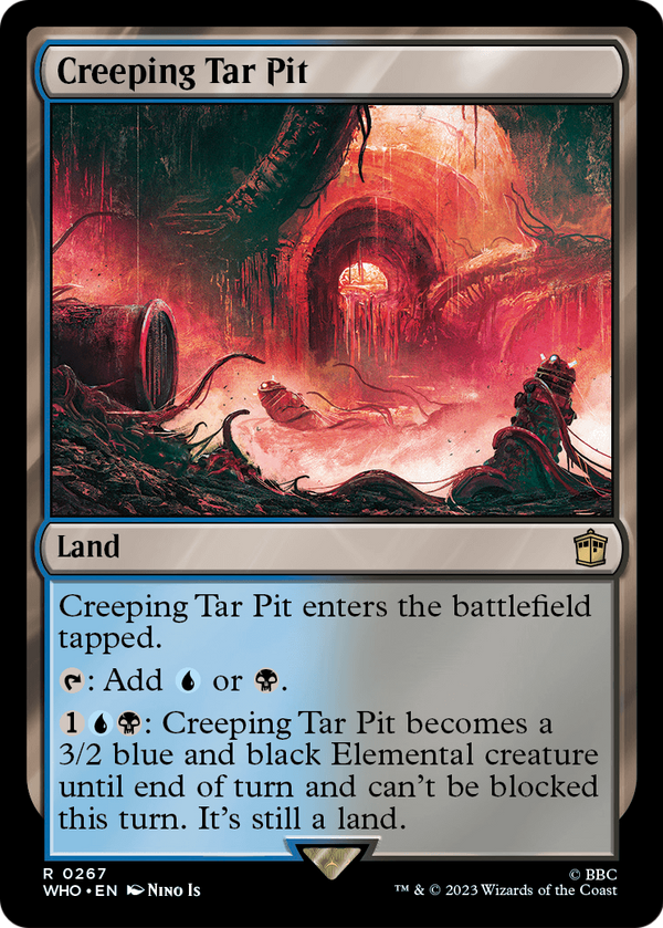Creeping Tar Pit (WHO-267) - Doctor Who Foil