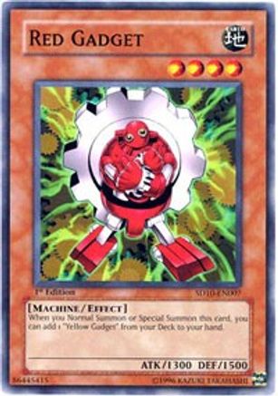 Red Gadget (SD10-EN007) - Structure Deck: Machine Re-Volt Unlimited