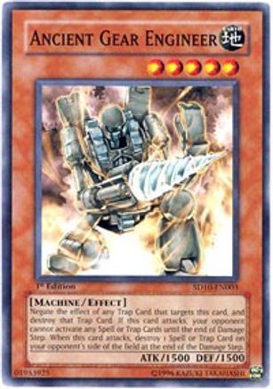 Ancient Gear Engineer (SD10-EN003) - Structure Deck: Machine Re-Volt 1st Edition