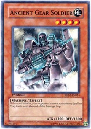Ancient Gear Soldier (SD10-EN014) - Structure Deck: Machine Re-Volt 1st Edition