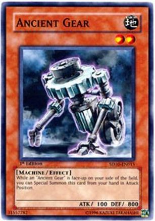 Ancient Gear (SD10-EN015) - Structure Deck: Machine Re-Volt 1st Edition