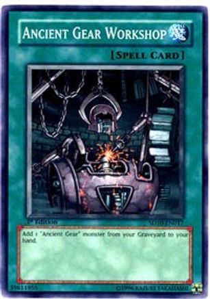 Ancient Gear Workshop (SD10-EN017) - Structure Deck: Machine Re-Volt Unlimited