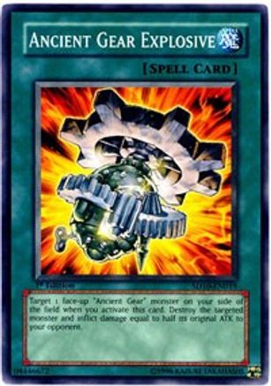 Ancient Gear Explosive (SD10-EN019) - Structure Deck: Machine Re-Volt Unlimited