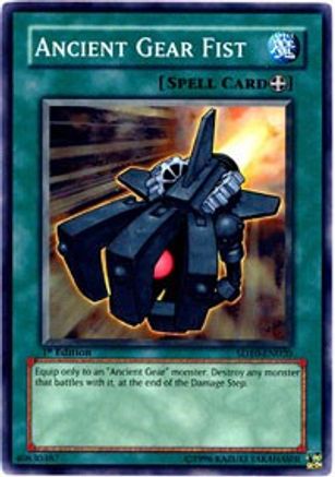 Ancient Gear Fist (SD10-EN020) - Structure Deck: Machine Re-Volt 1st Edition