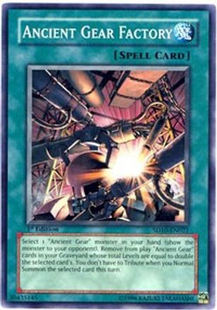 Ancient Gear Factory (SD10-EN021) - Structure Deck: Machine Re-Volt Unlimited