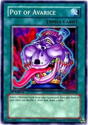 Pot of Avarice (SD10-EN030) - Structure Deck: Machine Re-Volt 1st Edition