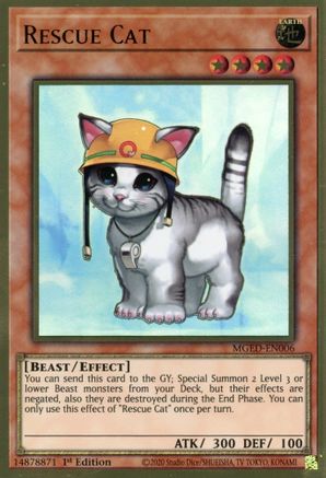 Rescue Cat (MGED-EN006) - Maximum Gold: El Dorado 1st Edition
