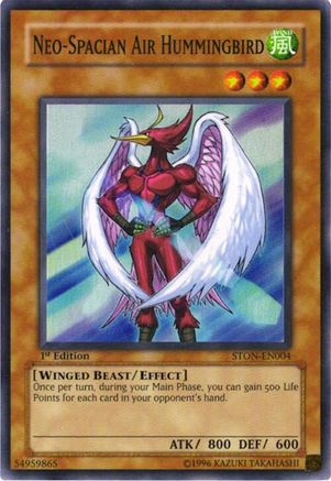 Neo-Spacian Air Hummingbird (STON-EN004) - Strike of Neos Unlimited