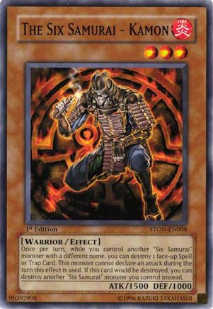 The Six Samurai - Kamon (STON-EN008) - Strike of Neos 1st Edition